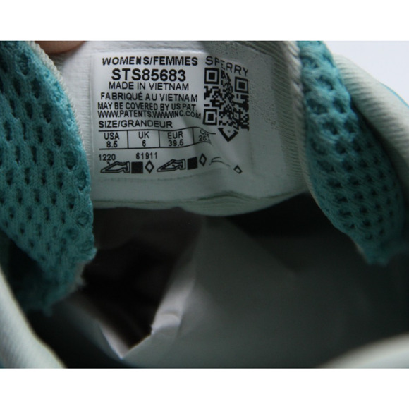 Sperry CrossJack Seas 3 Eye Shoes Women’s 8.5 Teal Blue Boat Sneakers STS85683 - Picture 7 of 7